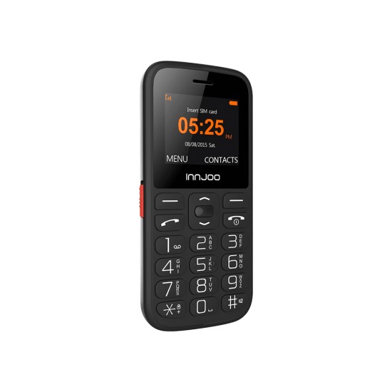 TELEMÓVEL INNJOO SENIOR 2G DUAL SIM 1.77" PRETO